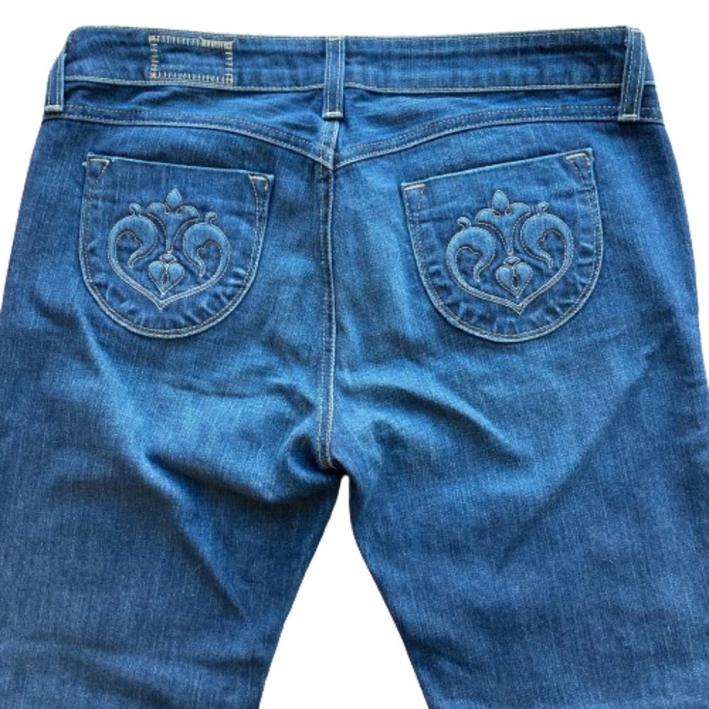 Siwy Denim Hannah Contoured Slim Crop Ankle Zip Jeans Women's 31 Made in USA